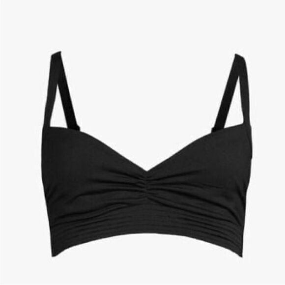 Seafolly NWT Quilted Bralette Bikini Top in Black Size 4 - Picture 6 of 10